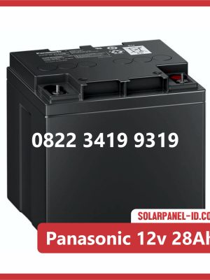 Panasonic baterai kering 12v 28Ah baterai emergency