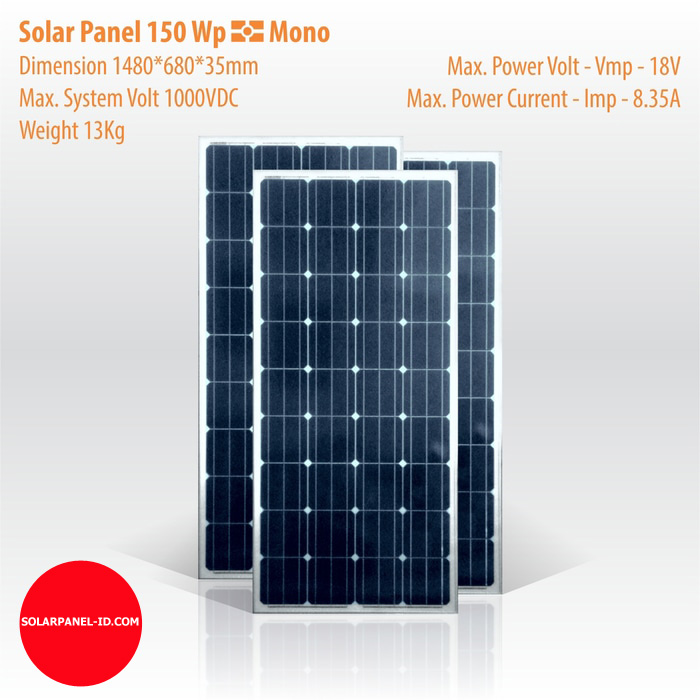 jual solarcell mono 150wp