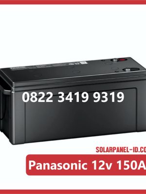 Panasonic baterai kering 12v 150Ah baterai panel surya