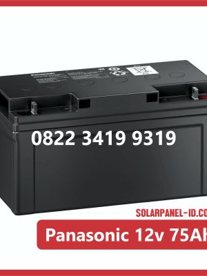 Panasonic baterai kering 12v 75ah baterai panel surya