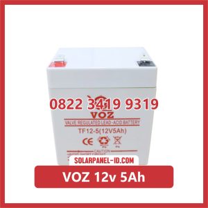 VOZ baterai kering 12v 5Ah baterai emergency