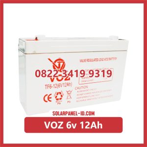VOZ baterai kering 6v 12Ah baterai emergency
