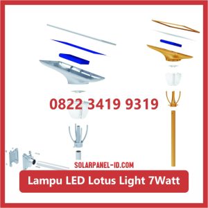 Jual Lampu Taman Tenaga Surya Lotus Light 7watt Surabaya