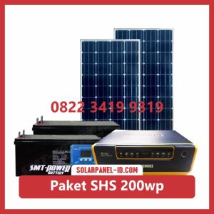 Harga paket solar home system solarcell solar cell 200wp