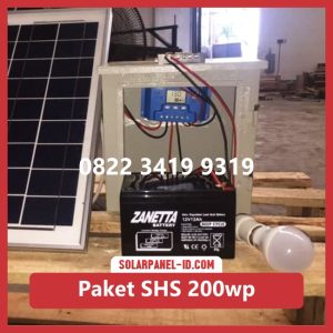 Harga paket solar home system solarcell solar cell 200wp murah