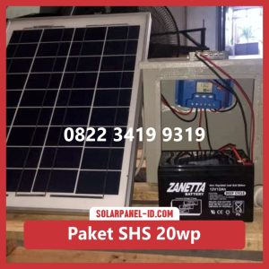 Harga paket solar home system solarcell solar cell 20wp murah