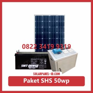 Jual paket solar home system solarcell solar cell 50wp