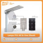 Lampu PJU All In One 20watt
