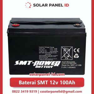 jual baterai vrla gel smt 12v 100ah solar cell tenaga surya murah