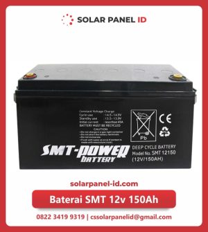 jual baterai vrla gel smt 12v 150ah solar cell tenaga surya murah surabaya