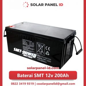 jual baterai vrla gel smt 12v 200ah solar cell tenaga surya murah