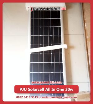 lampu pju solarcell all in one 30watt murah