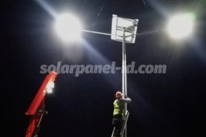 Pemasangan Lampu PJU Solarcell 2in1 Kendari